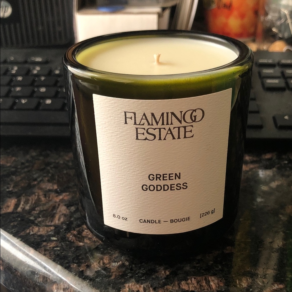 Flamingo Estate Green Goddess Candle